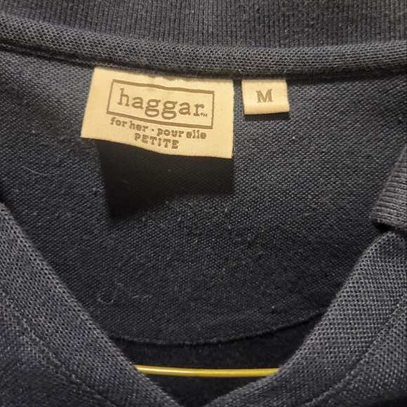 Cute crop navy shirt - Picture 2 of 4